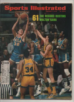 [1 of 1] 1973 Sports Illustrated "The Record Busting Walton Gang" From The Personal Collection of Kareem Abdul Jabbar