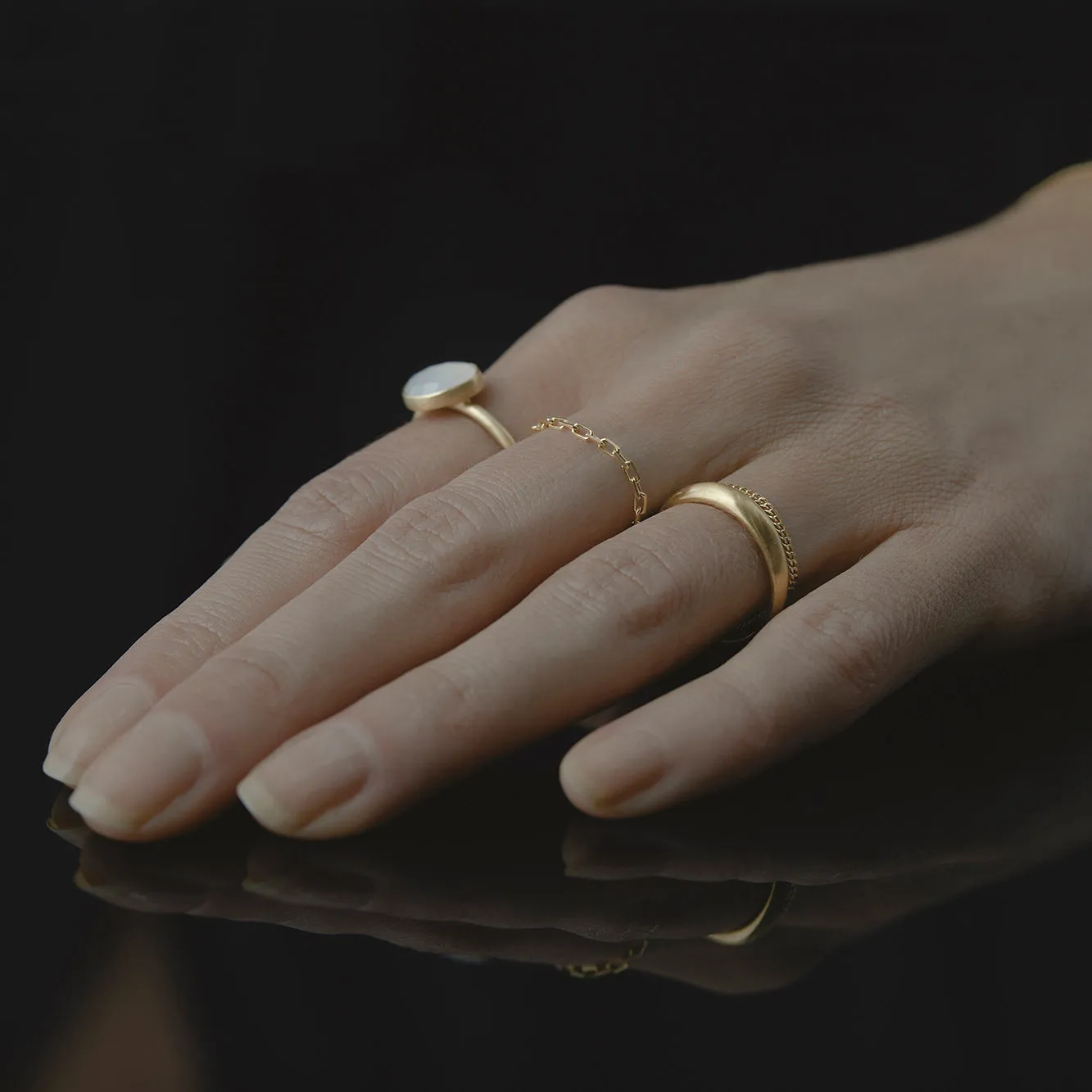 1.75 Carat One-of-a-Kind White Moonstone Ring | WMR1-OOAK