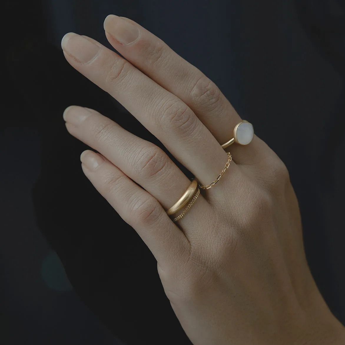 1.75 Carat One-of-a-Kind White Moonstone Ring | WMR1-OOAK