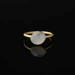 1.75 Carat One-of-a-Kind White Moonstone Ring | WMR1-OOAK