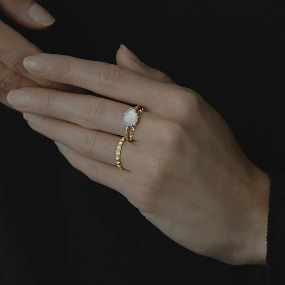 1.75 Carat One-of-a-Kind White Moonstone Ring | WMR1-OOAK