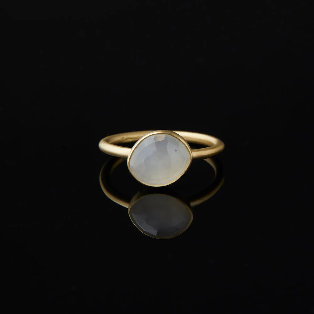 1.75 Carat One-of-a-Kind White Moonstone Ring | WMR1-OOAK