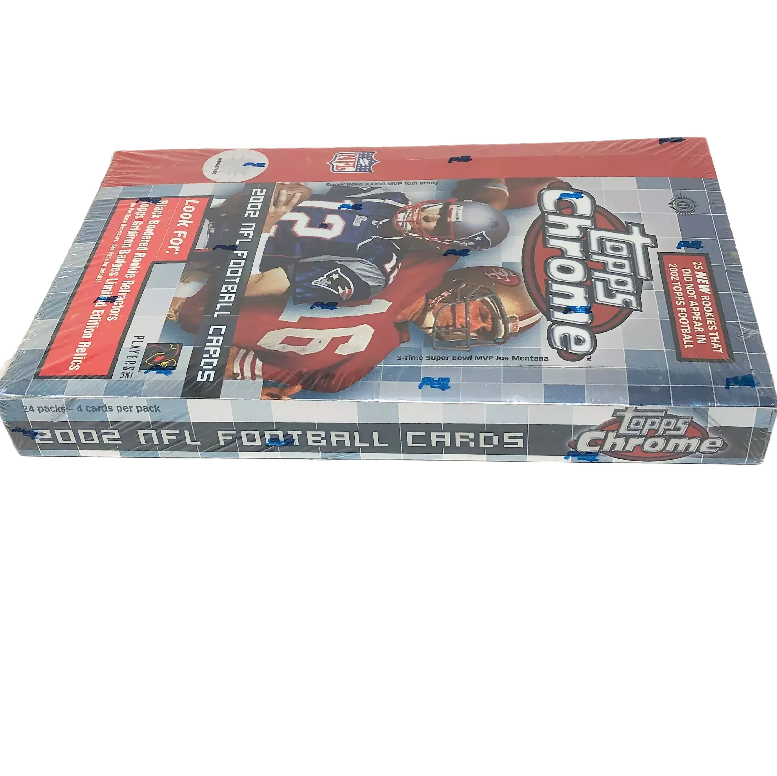 2002 Topps Chrome Football Factory Sealed Hobby Box Tom Brady Refractor?