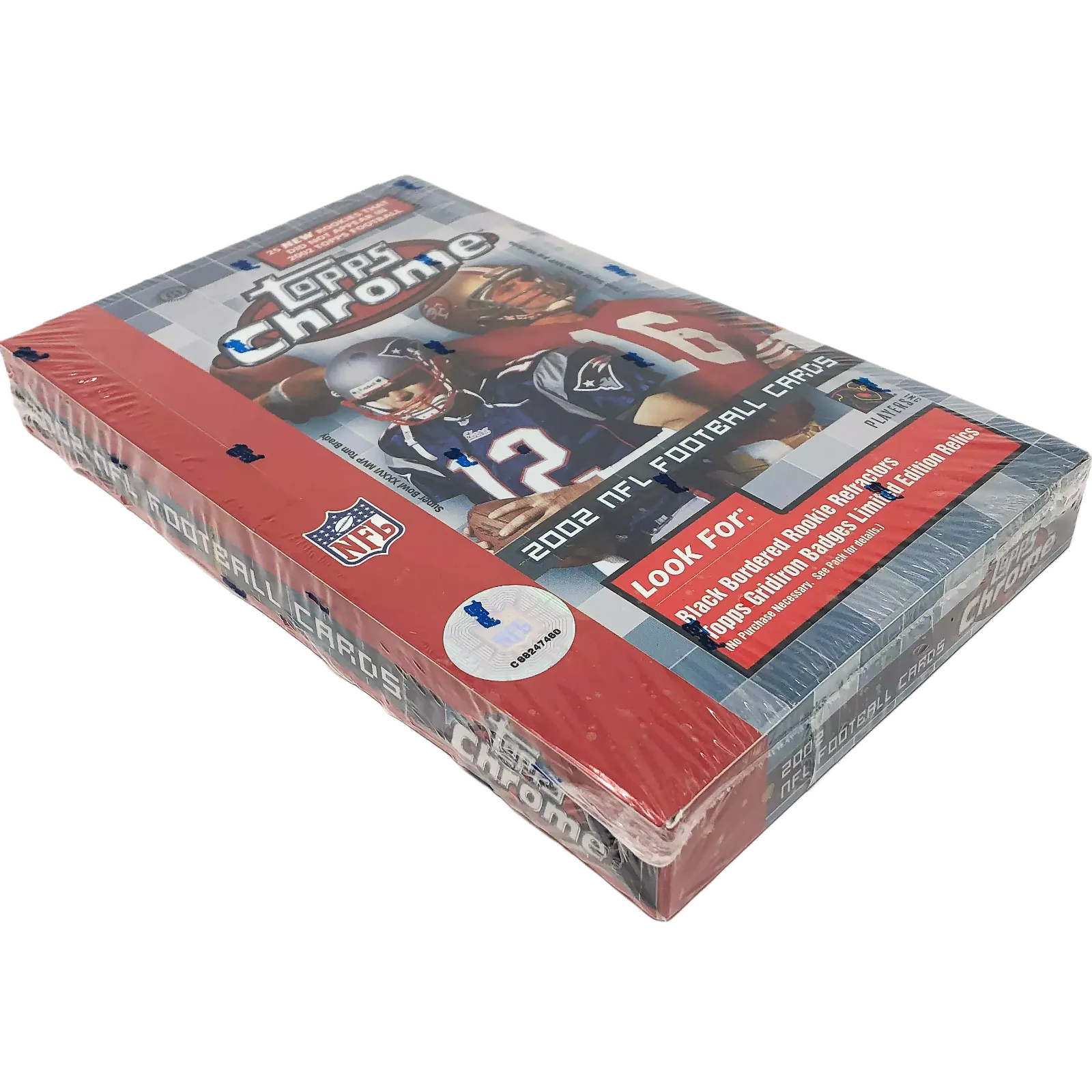 2002 Topps Chrome Football Factory Sealed Hobby Box Tom Brady Refractor?