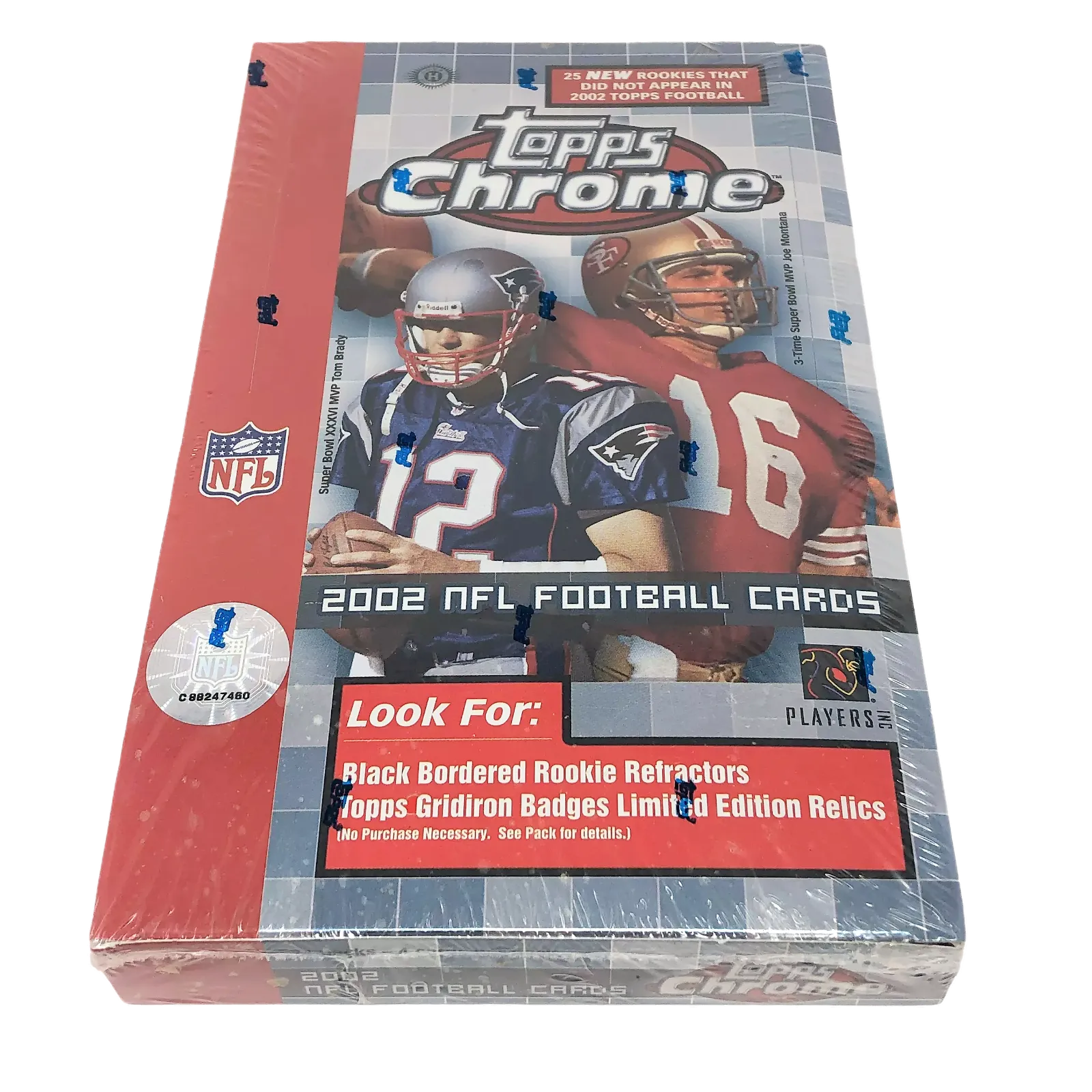 2002 Topps Chrome Football Factory Sealed Hobby Box Tom Brady Refractor?