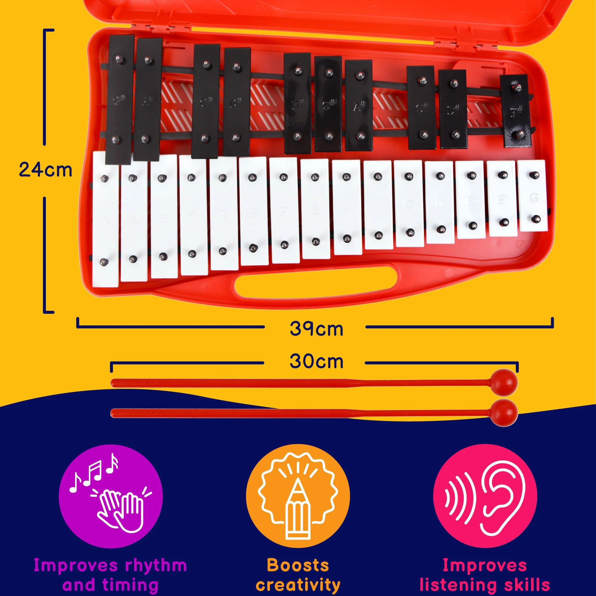 A-Star 25 Note Chromatic Glockenspiel