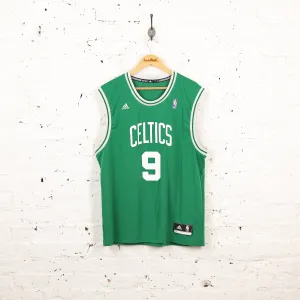 Adidas Boston Celtics Rondo Basketball Jersey - Green - L
