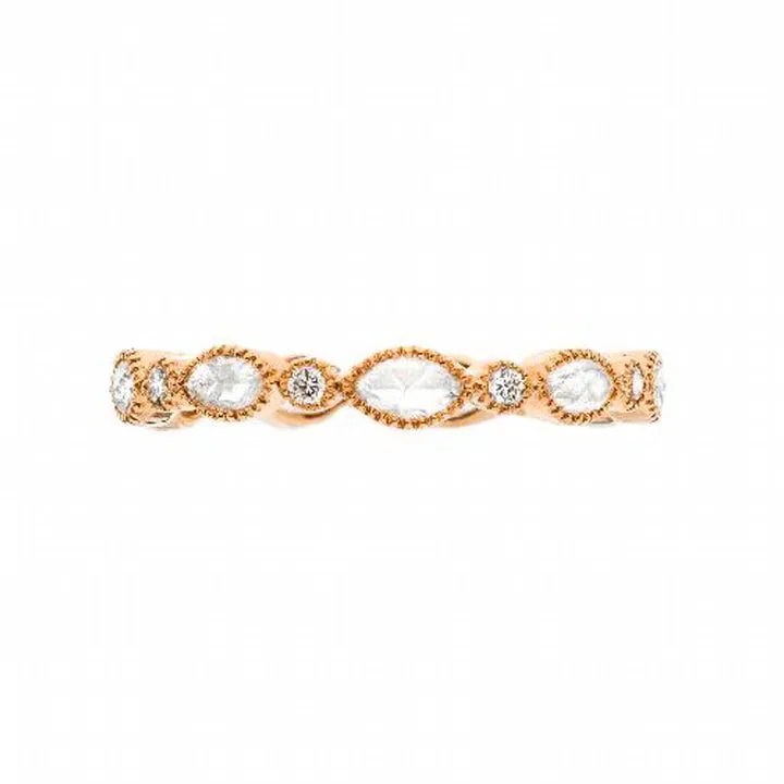 Amara Marquise Rose Cut Diamond Band
