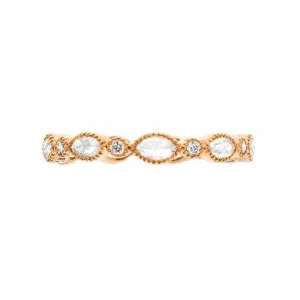 Amara Marquise Rose Cut Diamond Band
