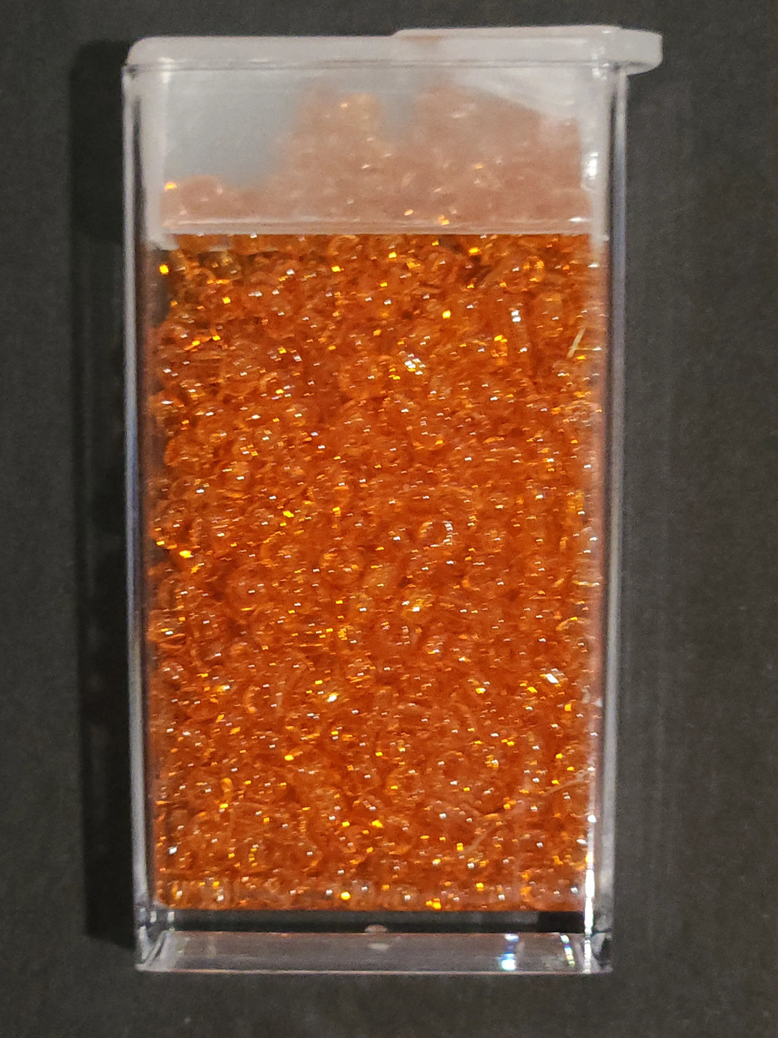 Amber Orange iridescent 16