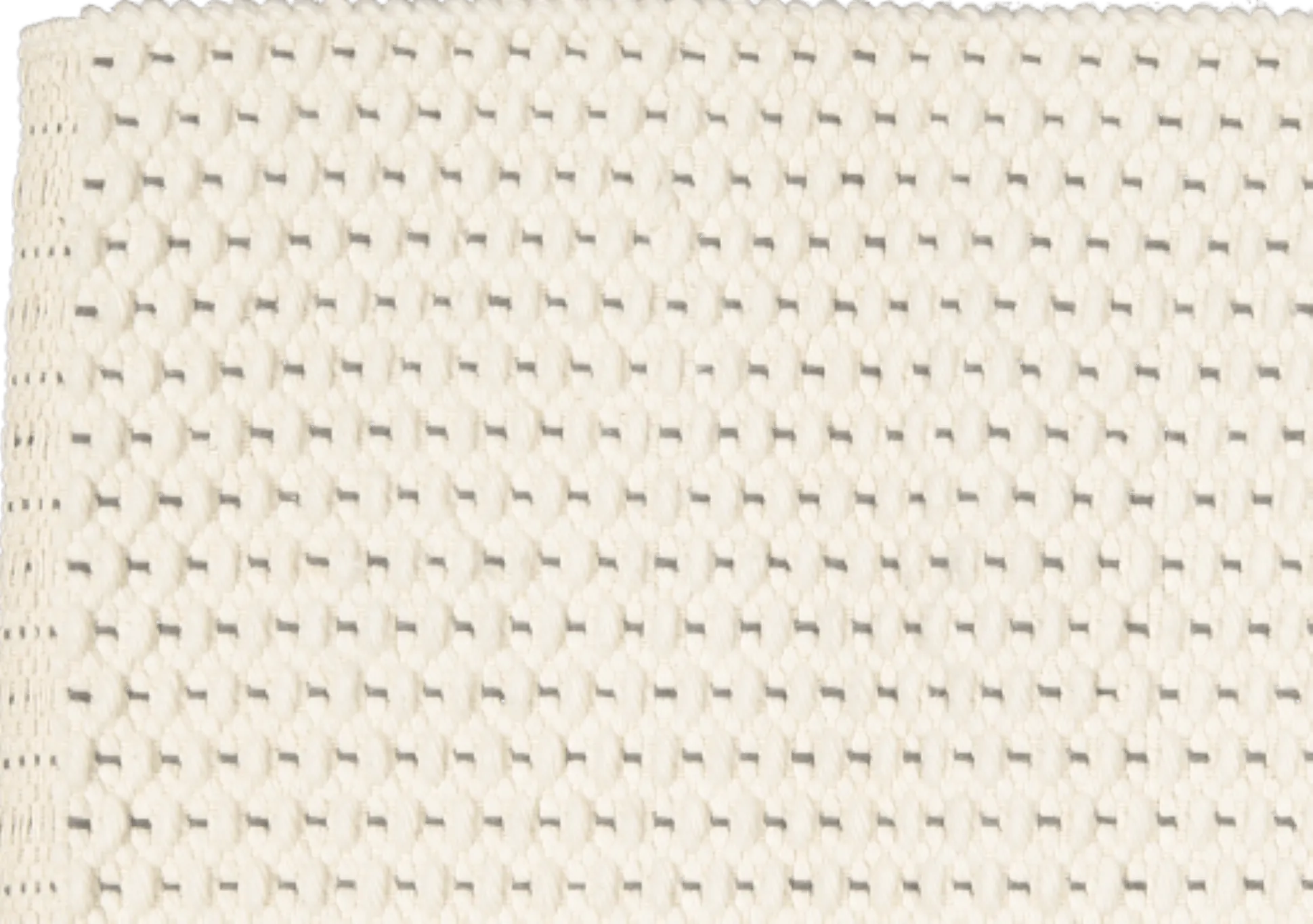Amelia Jackson Fancy Twill Rug, Natural with Charcoal Pinstripe 75x129 cm SBEDOO8