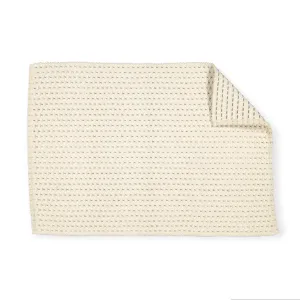 Amelia Jackson Fancy Twill Rug, Natural with Charcoal Pinstripe 75x129 cm SBEDOO8