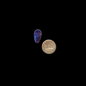 Amethyst Skull Bead