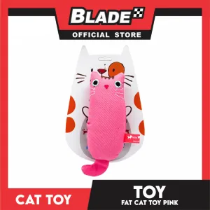 Amy Carol Fat Cat Toy Catnip (Pink) Interactive Plush Cat Toy