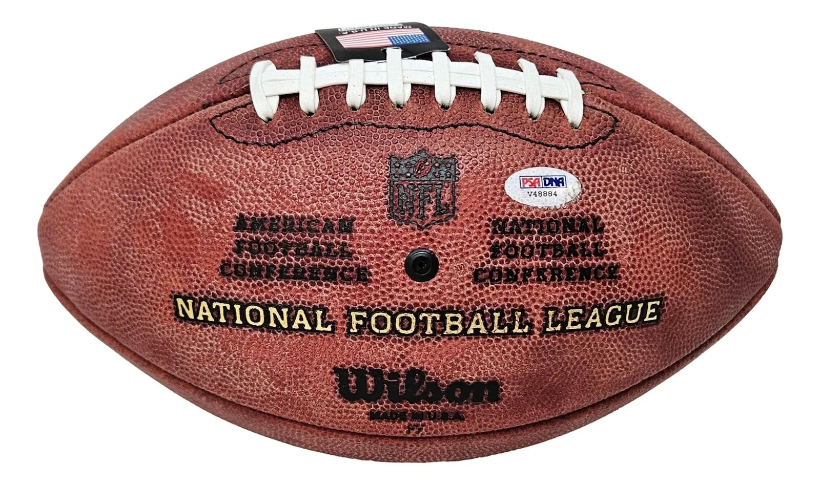 Andre Johnson Houston Texans Signed Wilson Official Duke NFL Football PSA