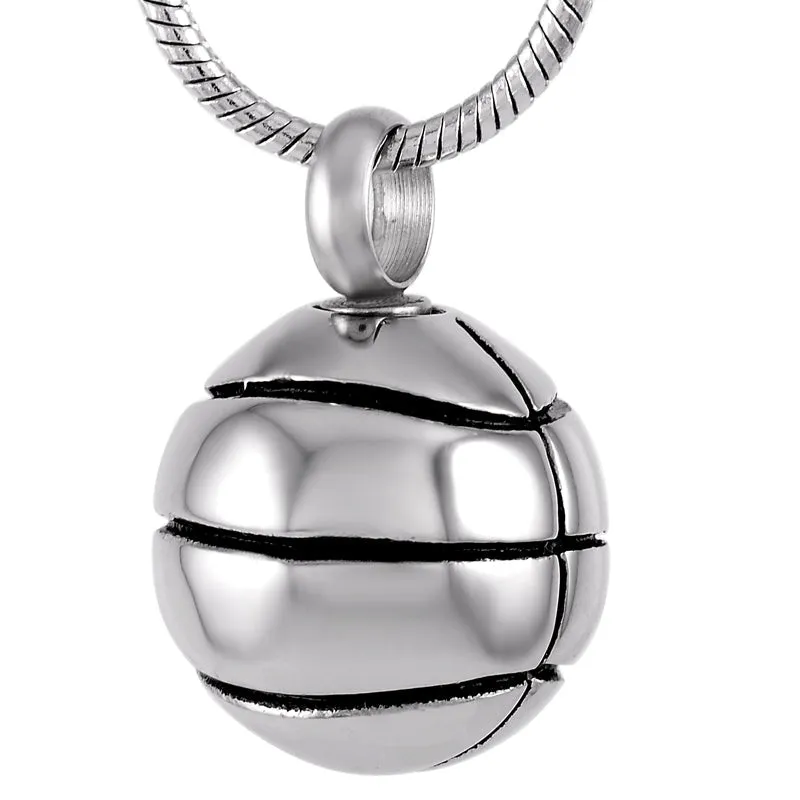 Basketball Urn Necklace