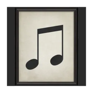 BC Music Note Beamed Eighth Note Wall Art - Small