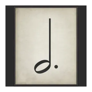 BC Music Note Dotted Half Note Wall Art - Large