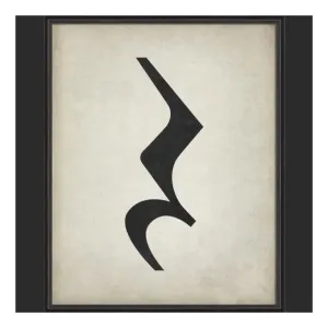 BC Music Note Quarter Note Rest Wall Art - Large