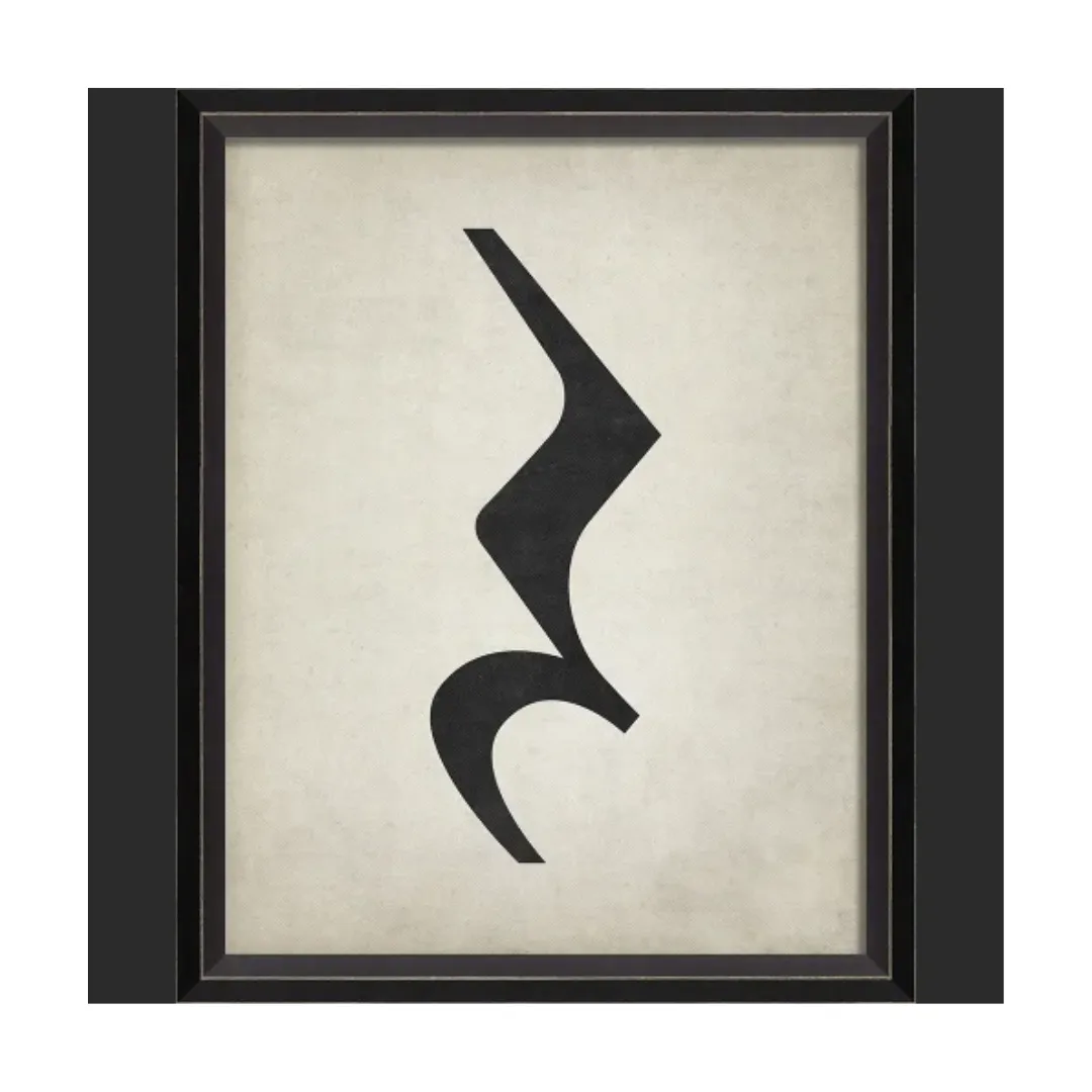BC Music Note Quarter Note Rest Wall Art - Small
