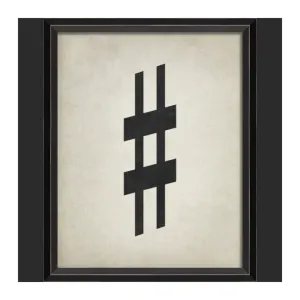 BC Music Note Sharp Wall Art - Small