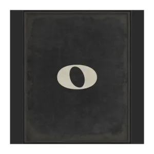 BC Music Note Whole Note on Black Wall Art - Large
