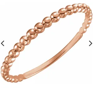 Bead Stacking Ring