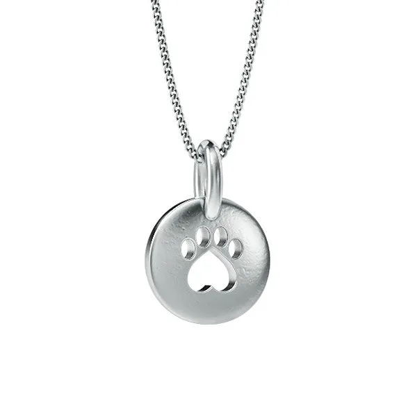 Bella Mini Paw Print Pendant