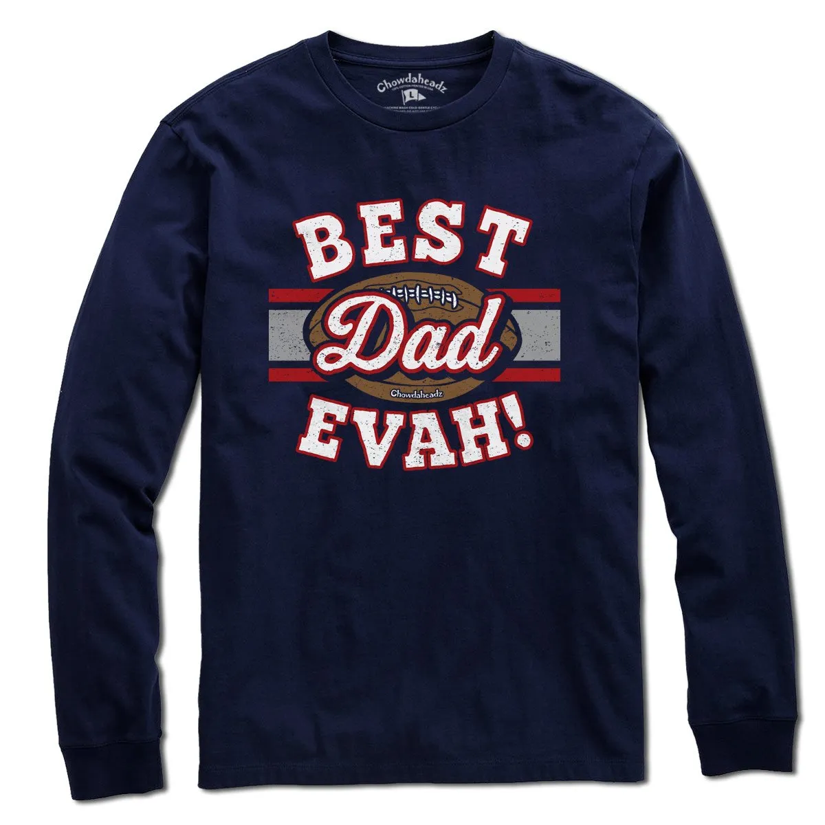 Best Dad Evah Football T-Shirt