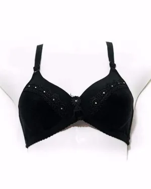 Black Imported Single Padded Bra