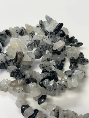 Black rutilated quartz