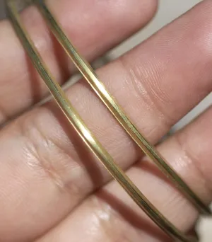 Blank jewelry wire 2mm Half Round Metal Wire - for making rings and soldering