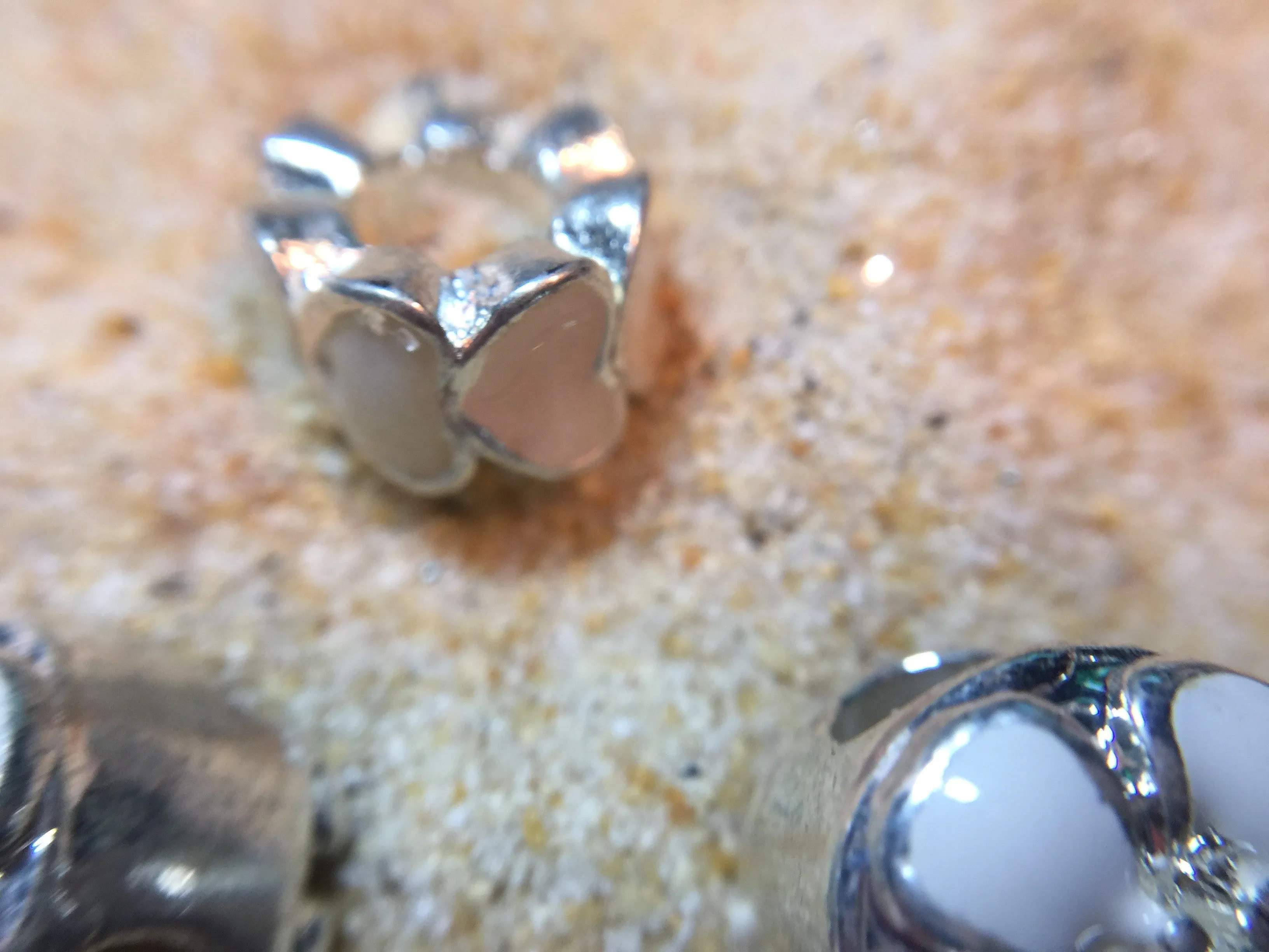 Blooming Flower -Enamel European Spacer Bead/Charm