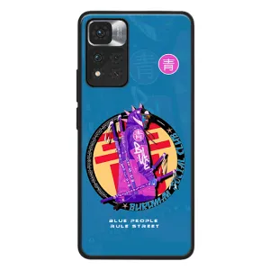 Blue People Rule Street LED Case for Redmi