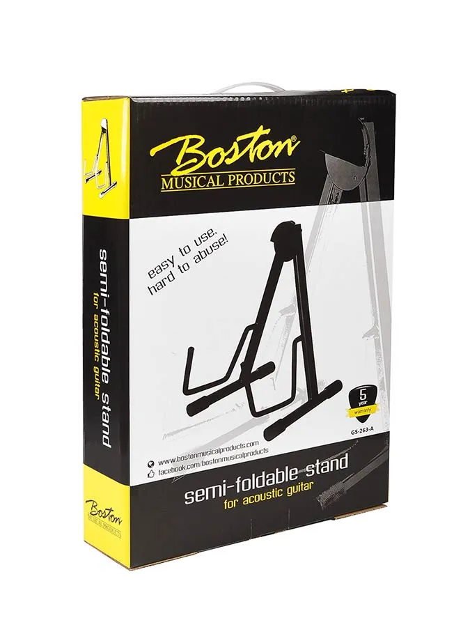 BOSTON Acoustic Guitar Stand Semi Foldable (GS-263-A)