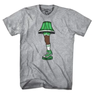 Boston Basketball Holiday Leg Lamp T-Shirt