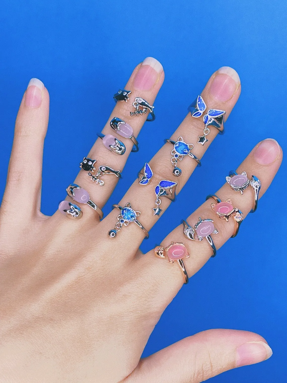 Cat Charm Ring