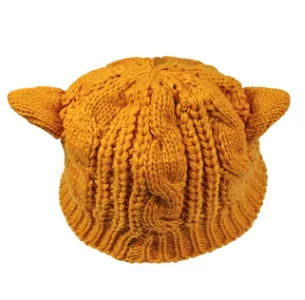 Cat Ears Knit Hat