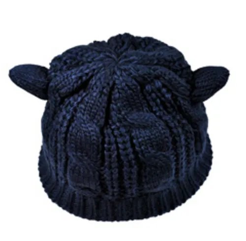 Cat Ears Knit Hat