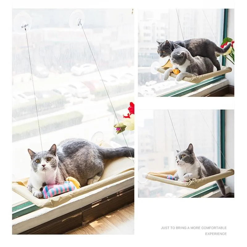 Cat Hammock Hanging Beds. Window Cat Bed.