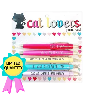 Cat Lovers Pen Set