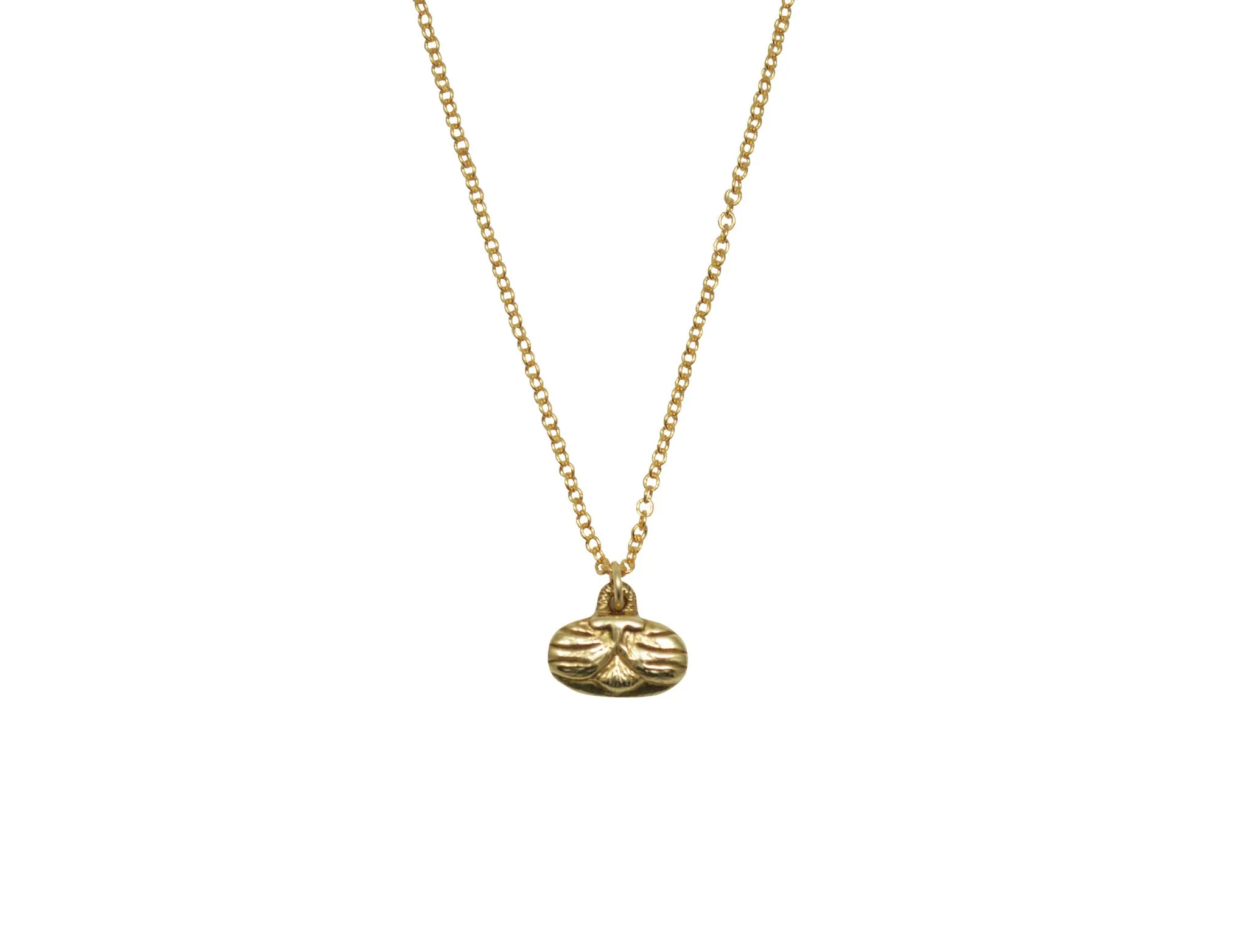 Cat Necklace, 14K Gold