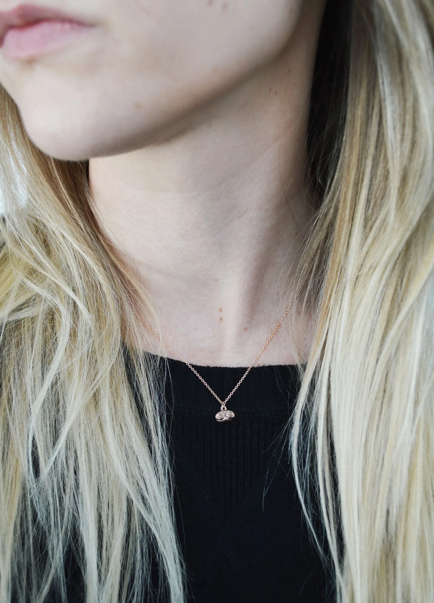 Cat Necklace, 14K Gold