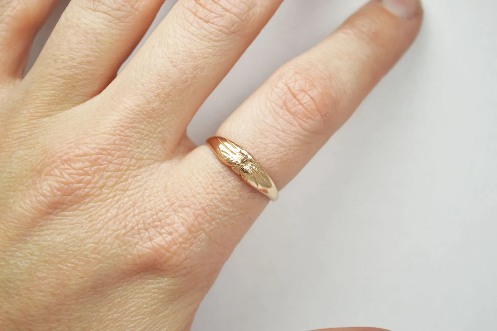 Cat Ring, 14K Gold