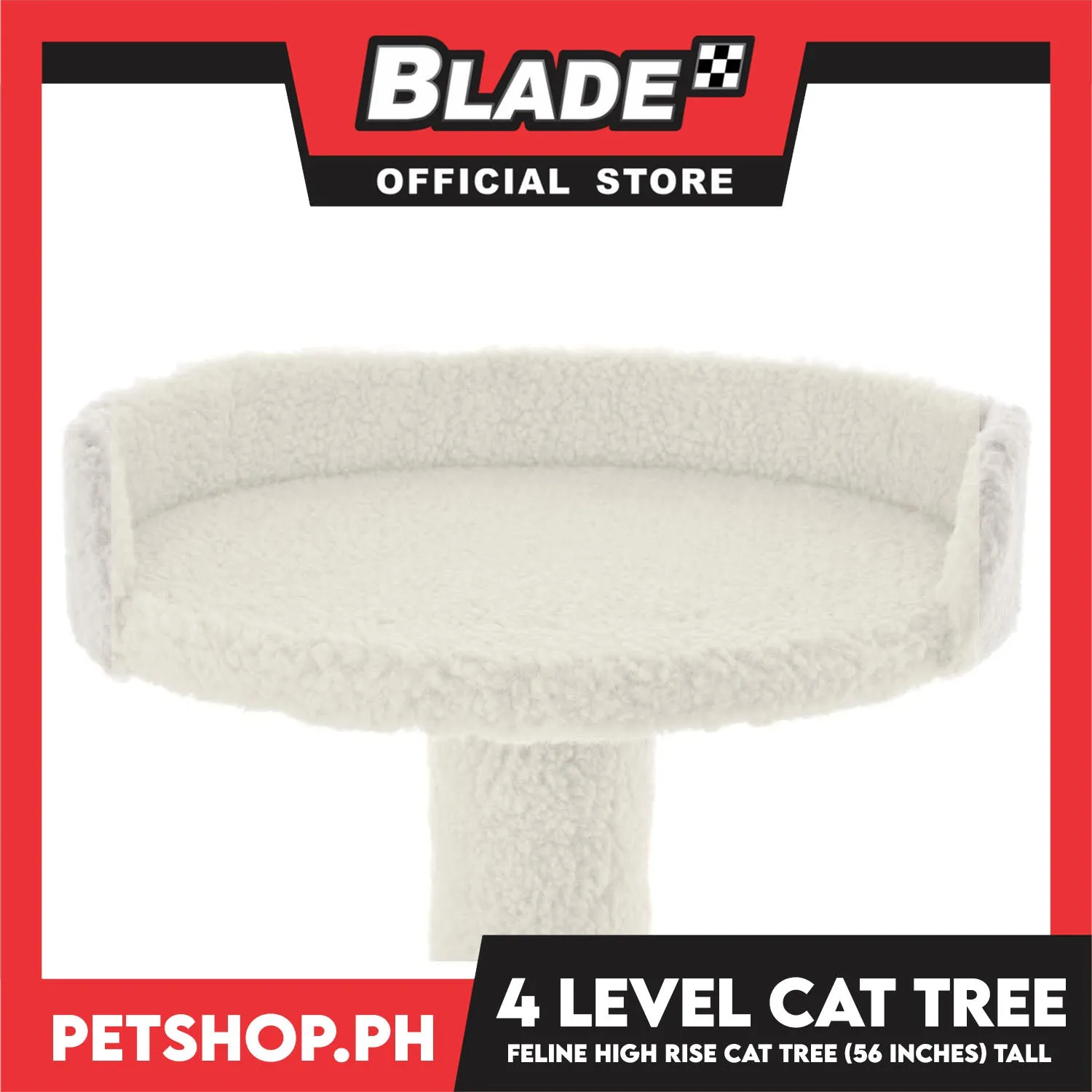 Cat Scratcher Feline High Rise 4-Level Cat Tree Tower Condo 24L x 24W x 56H (Roman 2887709) Premium Cats Scratcher Sisal Scratch, Pet Furniture Cats, Cats Climbing Tower, Pet Cats Scratcher