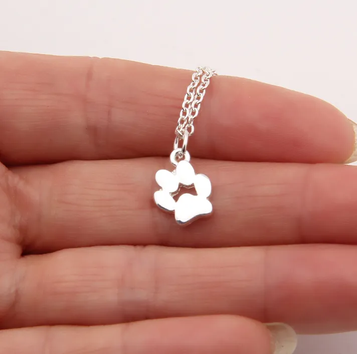 Cat/Dog Paw Print Choker Necklace