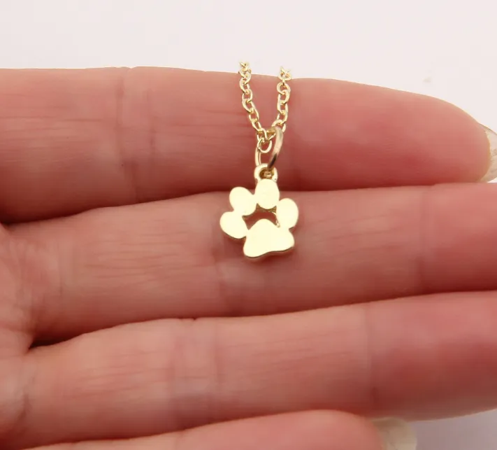 Cat/Dog Paw Print Choker Necklace