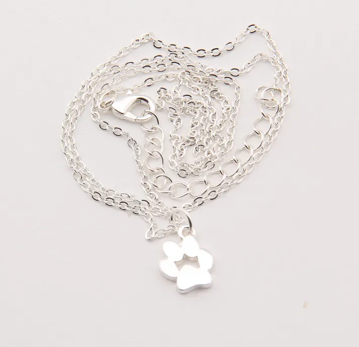Cat/Dog Paw Print Choker Necklace