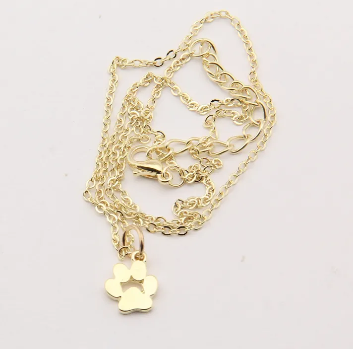 Cat/Dog Paw Print Choker Necklace