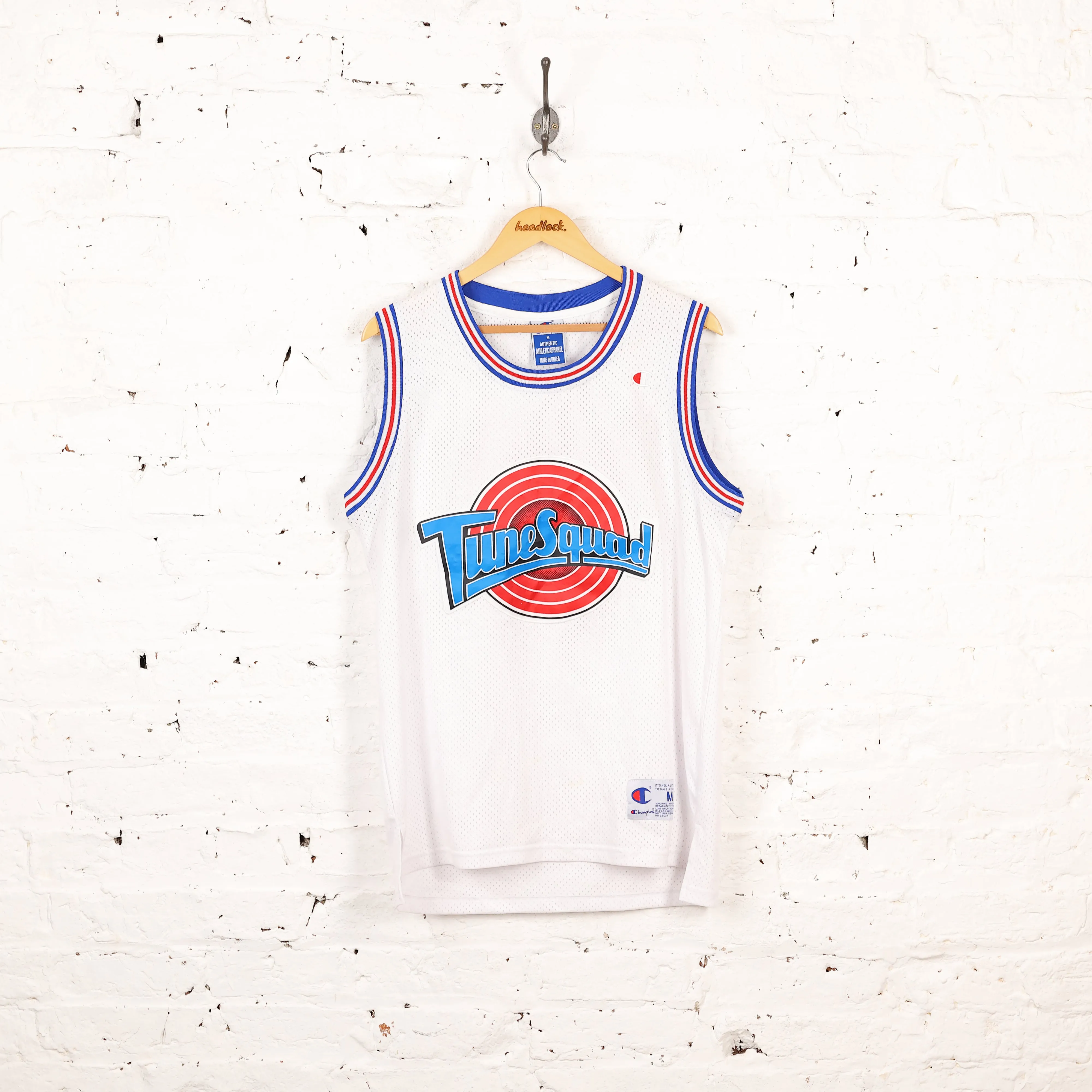 Champion Tune Squad Sylvester Basketball Jersey - White - M
